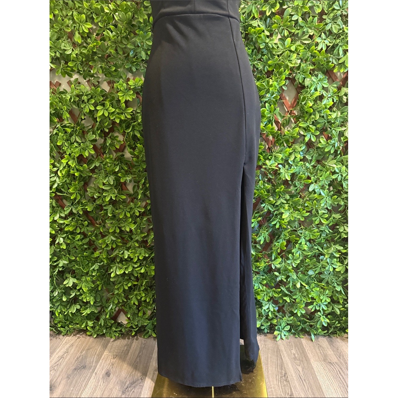 Dedicated to Glamour Black Strapless Maxi Dress