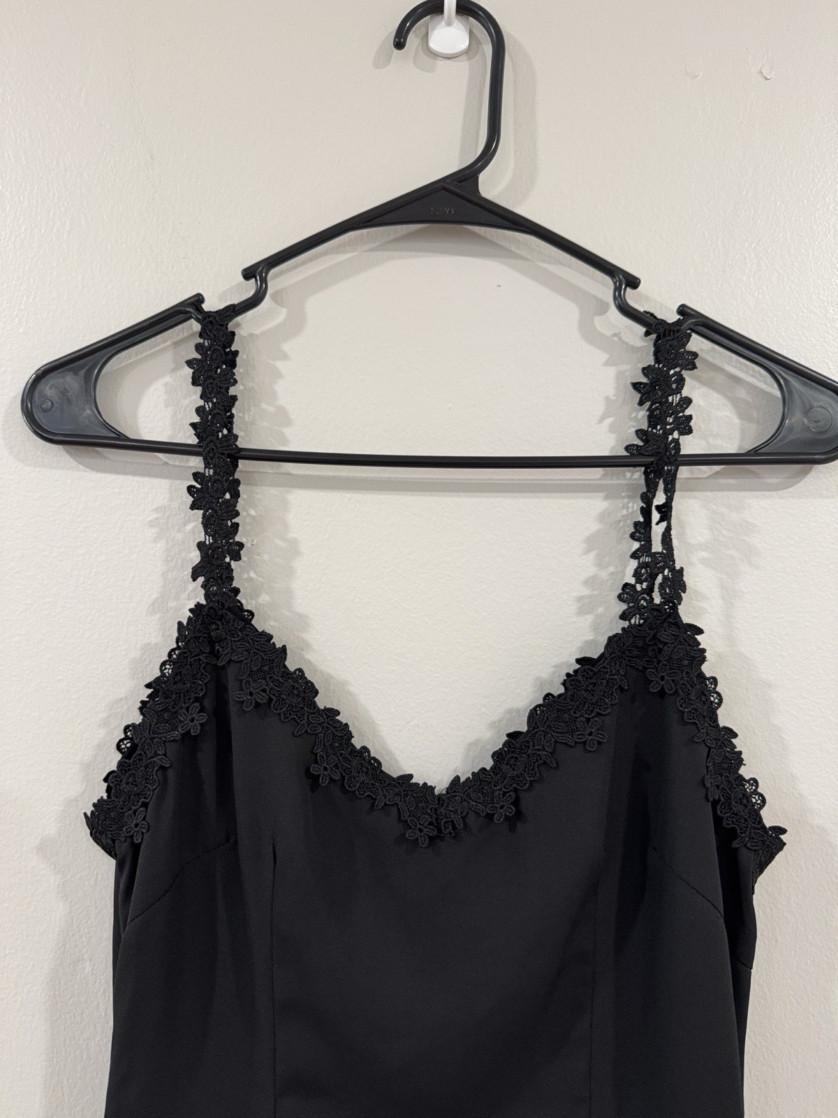 Superdown Revolve Black Floral Lace Trim Mini Dress Size Small