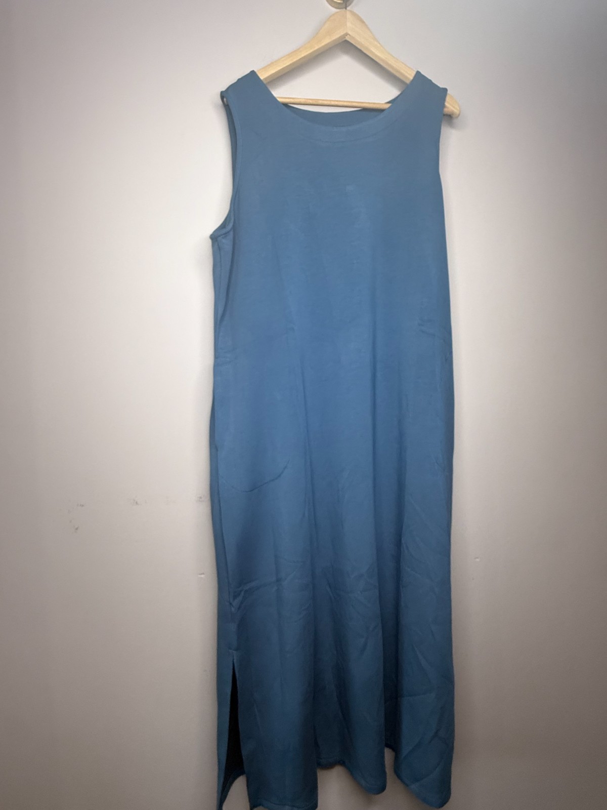 Belle by Kim Gravel Regular ScubaLuxe Bateu Neck Maxi Dress Deep Mineral, Size2x