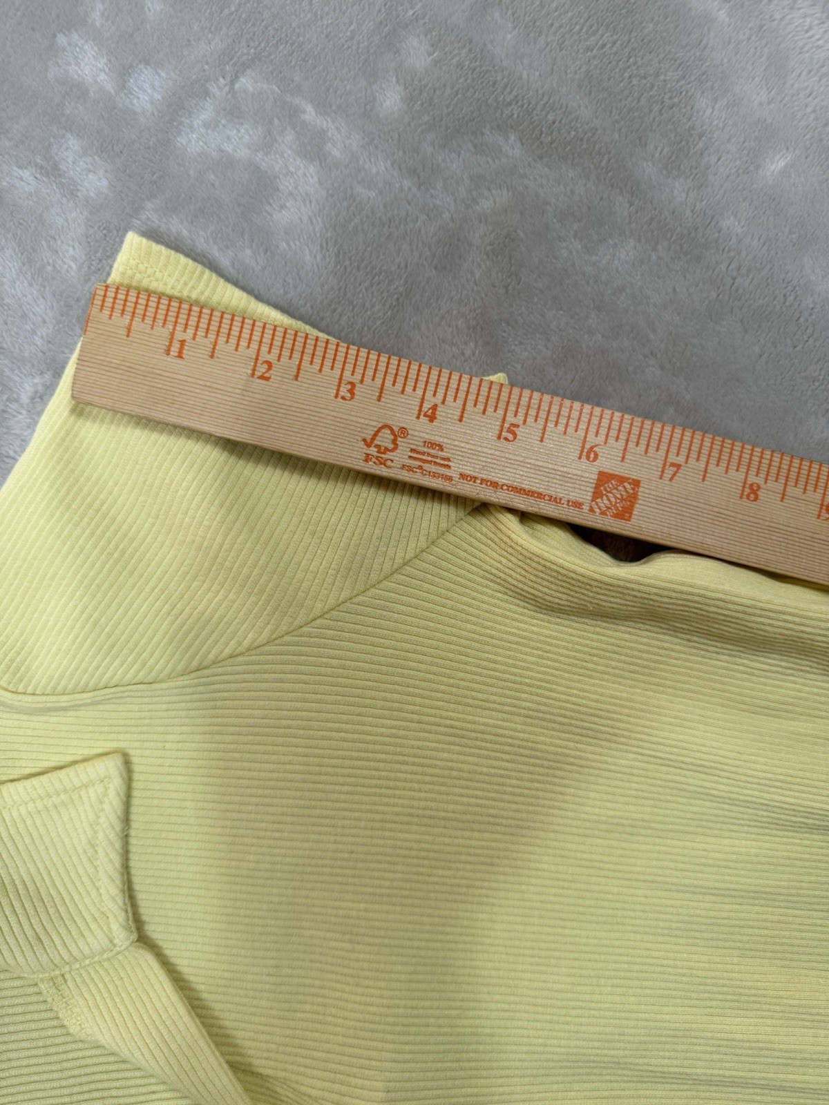 Altar’d State Medium Yellow Mini Short Sleeve T-Shirt Pocket V Neck Dress