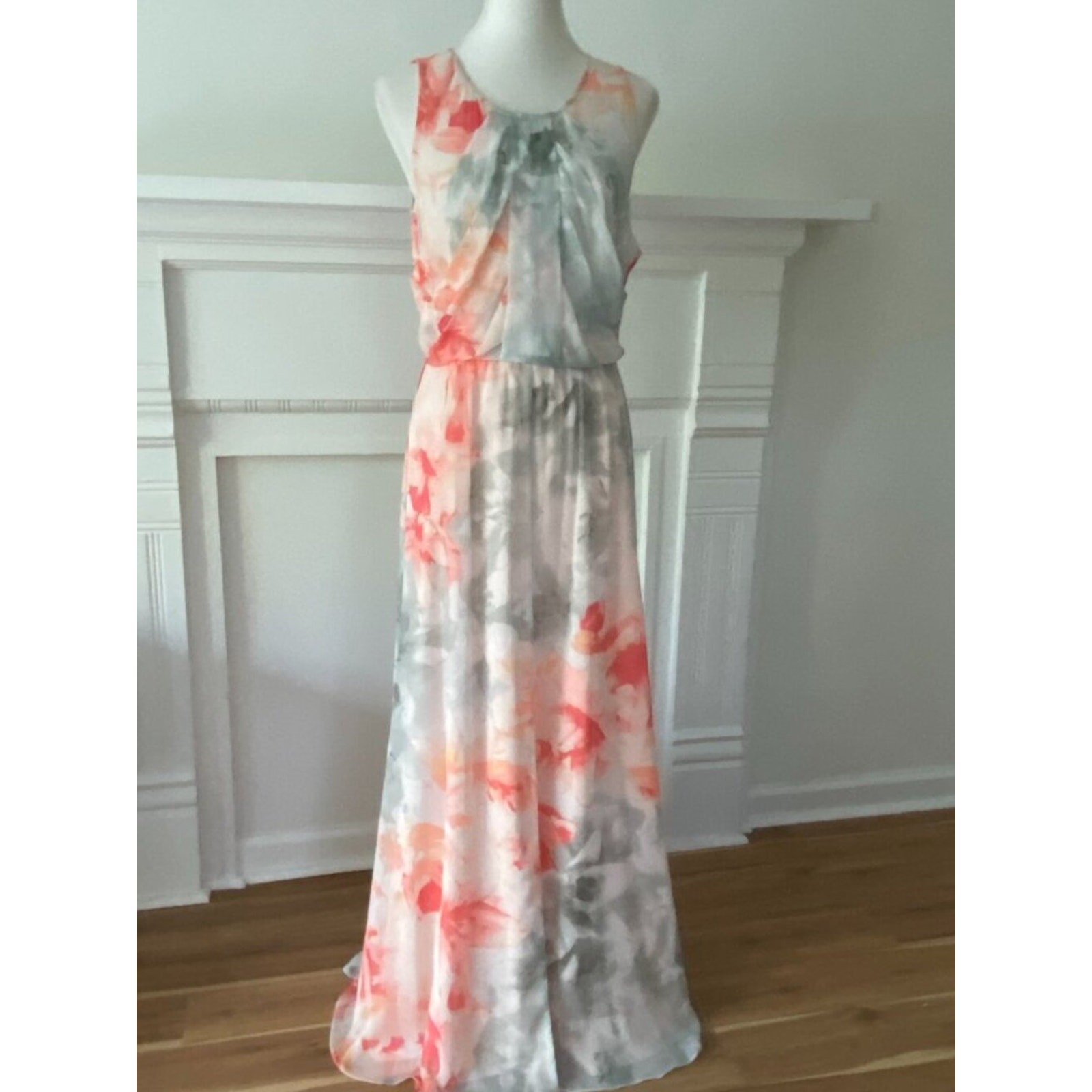 Vince Camuto Formal Dress 8 Gown Medium Maxi Dress Chiffon Wedding Guest Cruise