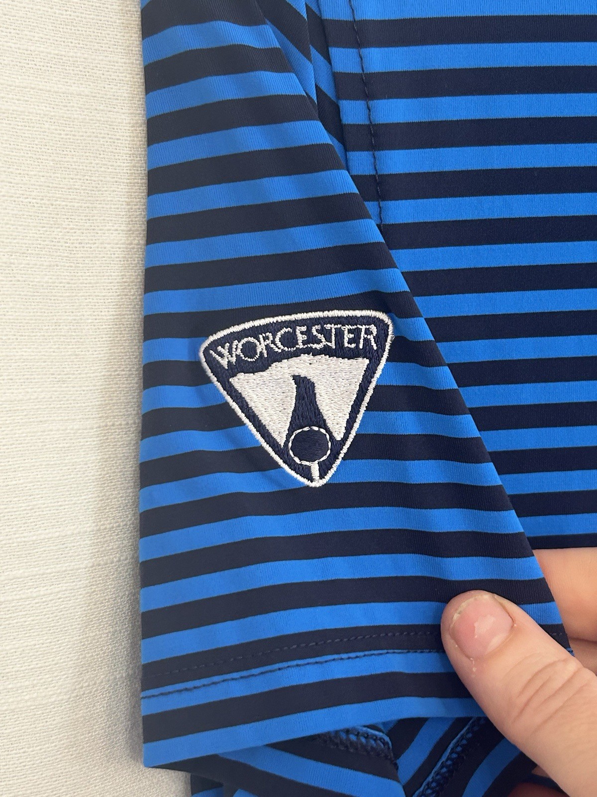 G/Fore Mixed Stripe Collared Polo Golf Dress Worcester – Size Small