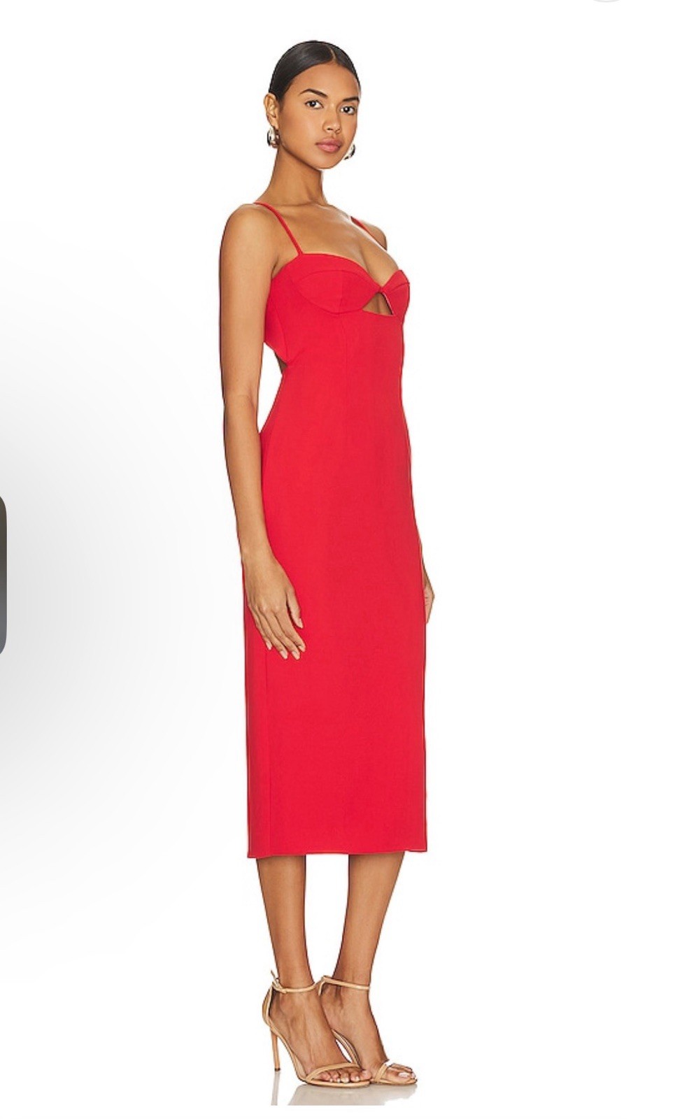 Bardot Vivienne Modi Size Med Red Mini Dress