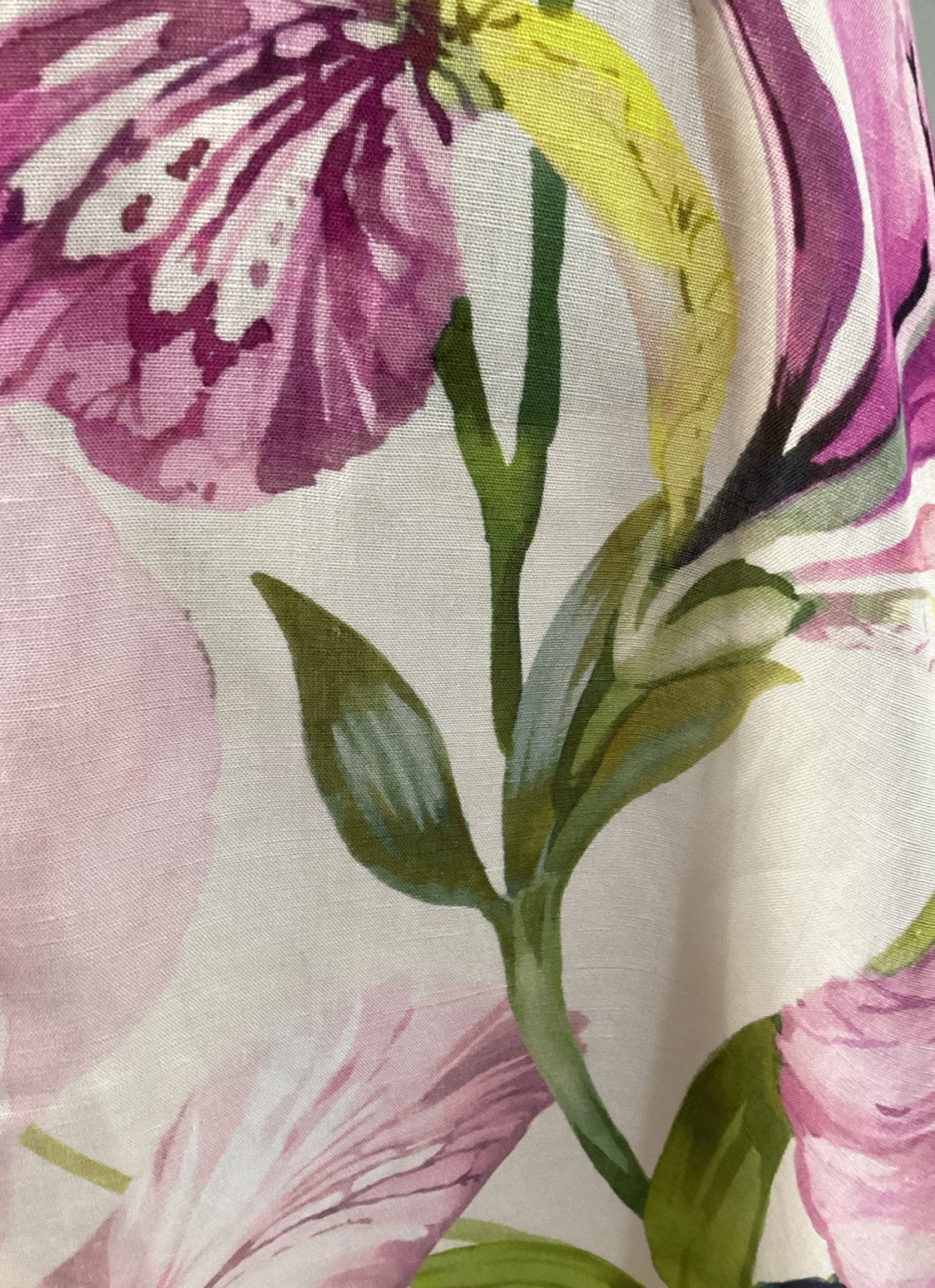 Phase Eight Matlida Floral Linen Ruffle Midi Dress. Multi Size 8. BNWT. RRP £179