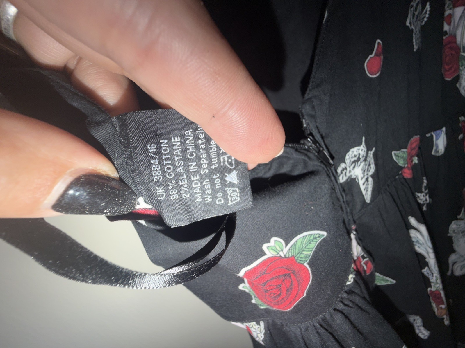 Size 2xl black Drink Me Alice In Wonderland Hell Bunny Dress