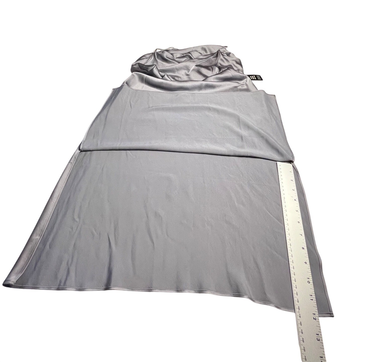 Express Satin Cowl Neck Slip Midi/maxi Dress In Gray XL New with Tags sexy