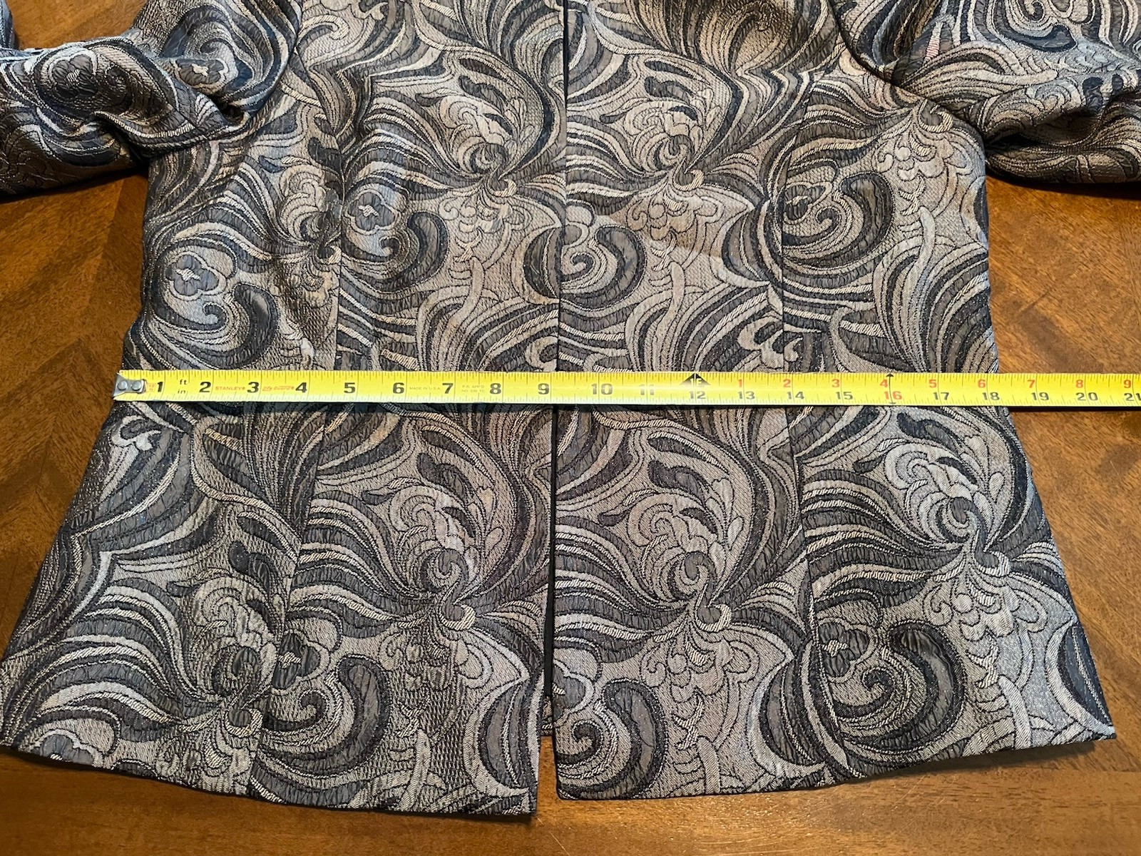 Kasper Brown Blazer & Black Casual Corner Dress Suit Size 8 Mixed Separates