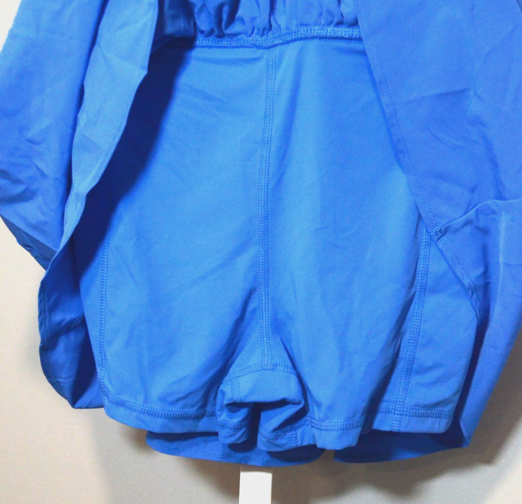 NWT JoyLab Size M Blue 1-Piece Activewear Dress w/Built-in Shorts & Pockets