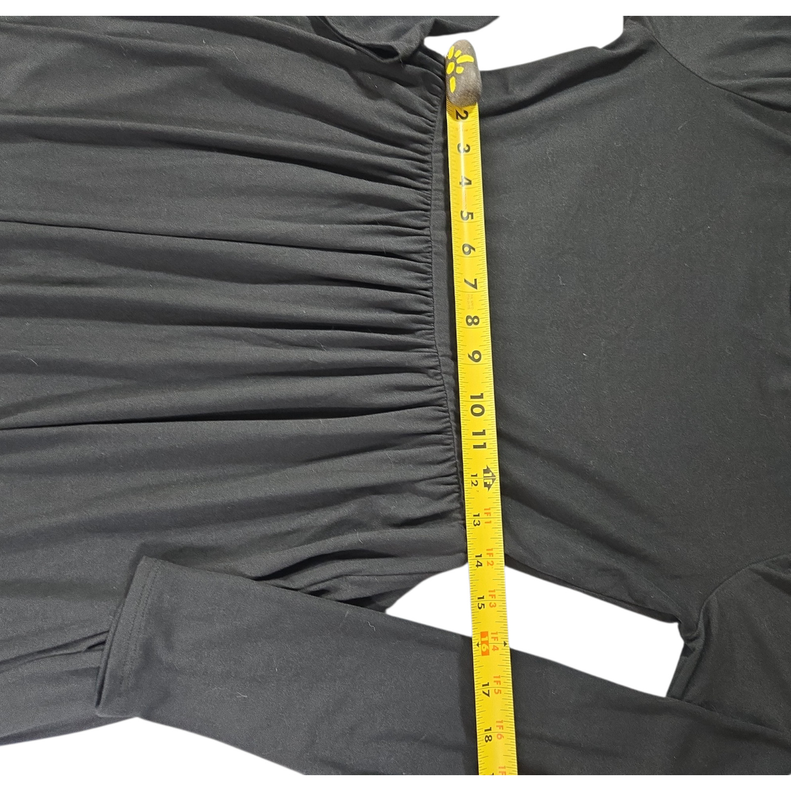 Reborn J Wom LG Black Long Sleeve Maxi Dress Basic Capsule Wardrobe Fall Winter