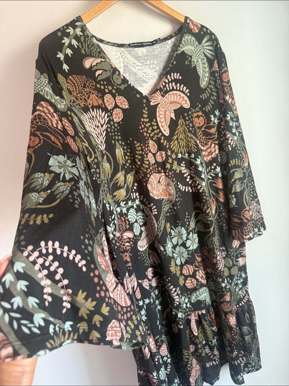 Gudrun Sjödén “Yura” organic lyocell/elastane jersey dress XXL