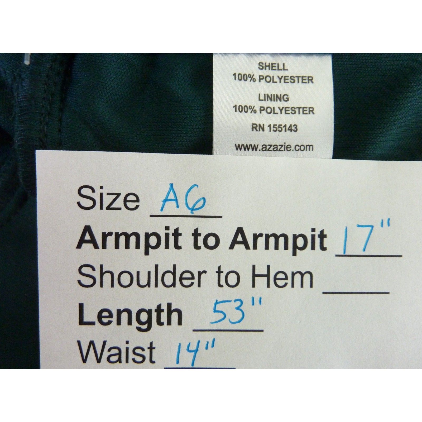 NWT Azazie Pine Sheath Square Neckline Pleated Stretch Chiffon Convertible Dress