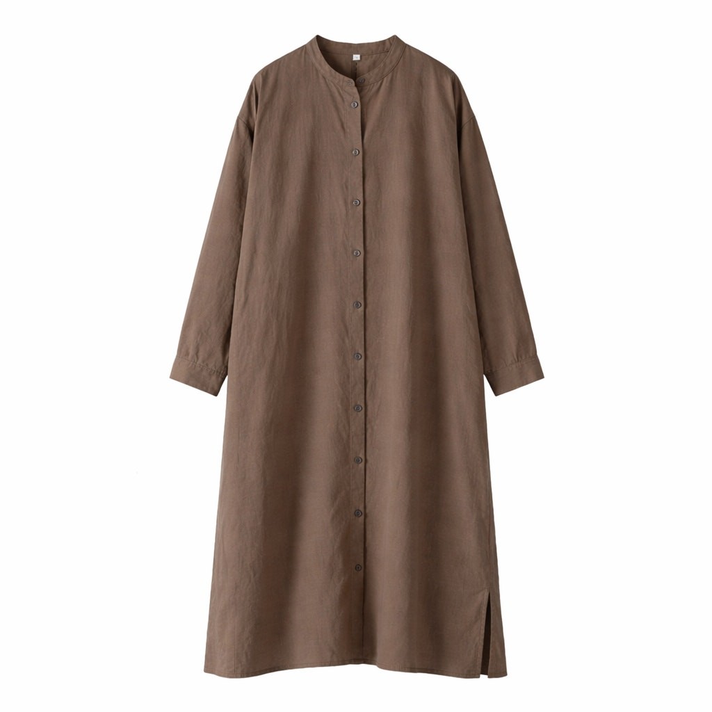 MSRP: $119 ✨ MUJI Cocoa Cotton Button-Up Shirt Dress Size S/M (first up to Plus✨