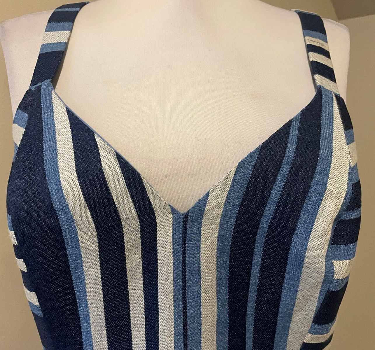 BCBG BCBGENERATION Womens Blue A Line Dress – Sz 12 Meaures 8
