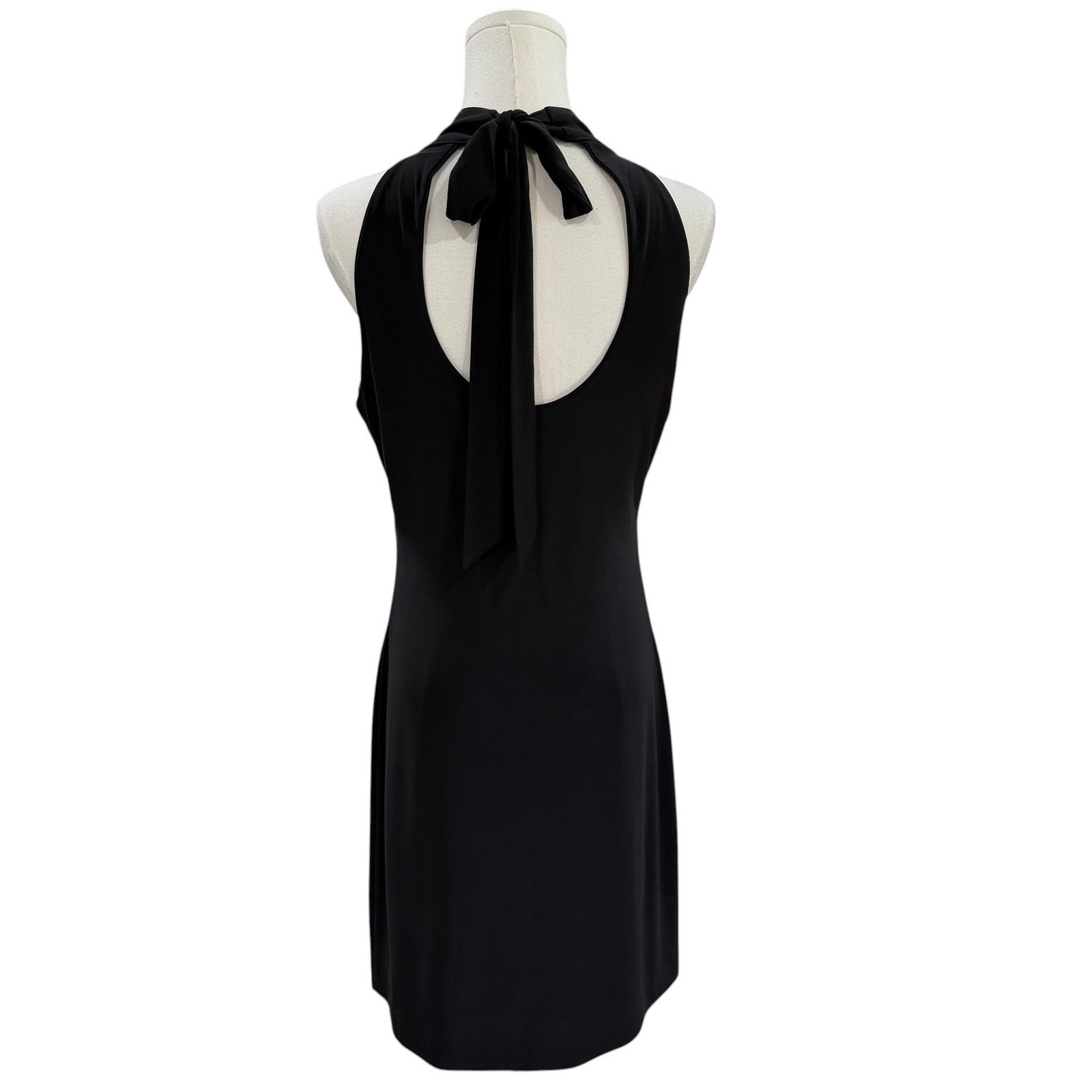 Reversible Halter Mini Dress Floral Black Y2K Coquette Party Chic Trendy Resort