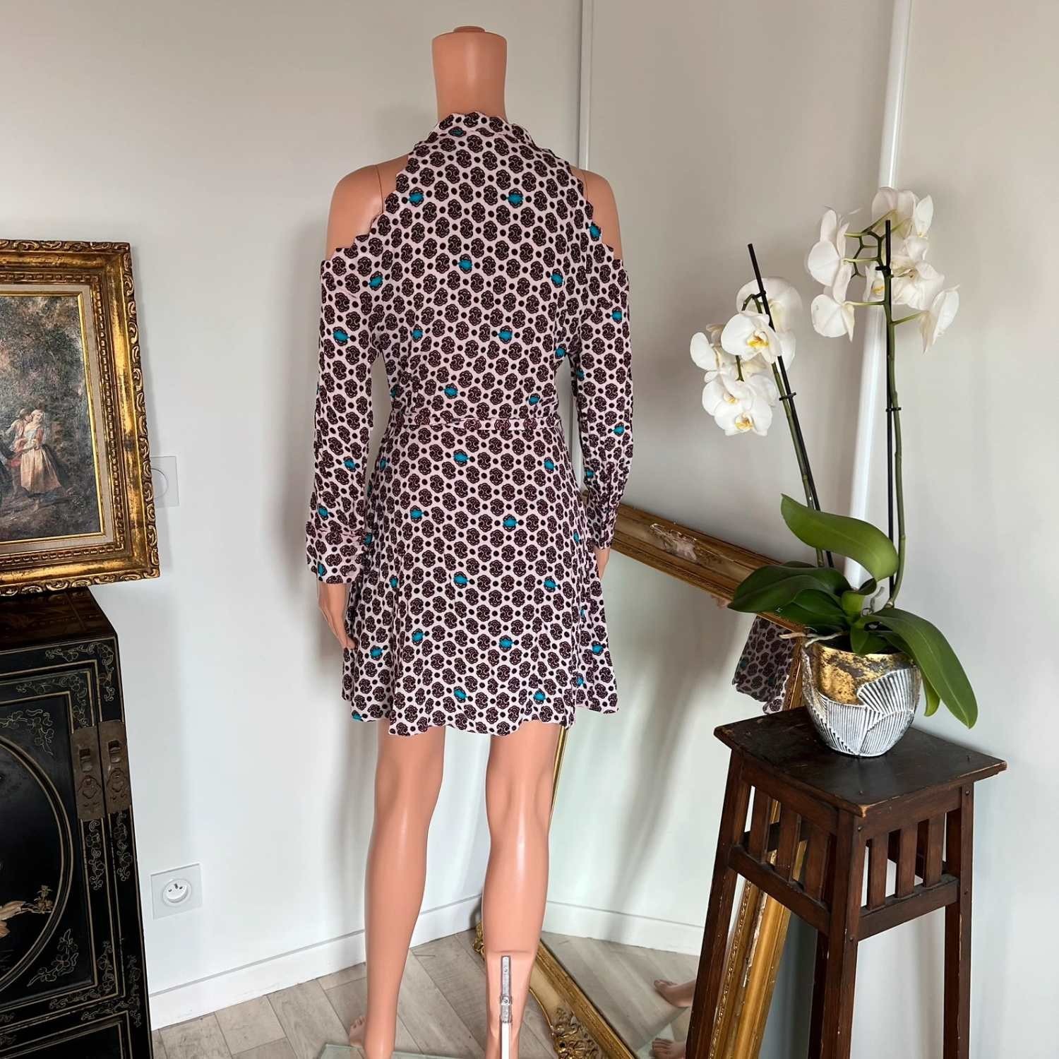 Maje Mini Dress S 36 Mini Dress Mini Robe E18ralinka