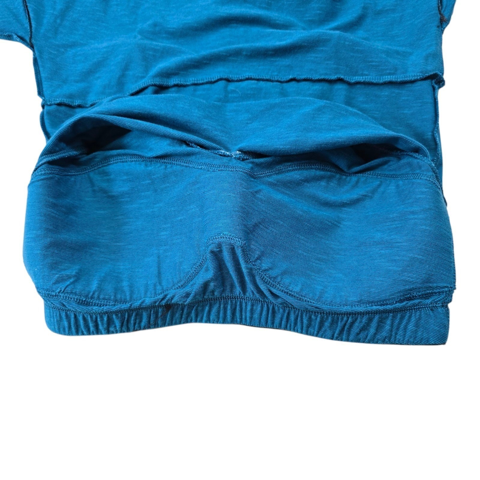 Toad & Co Avalon Dress Womens Medium Teal Blue Organic Cotton Tencel T1772804