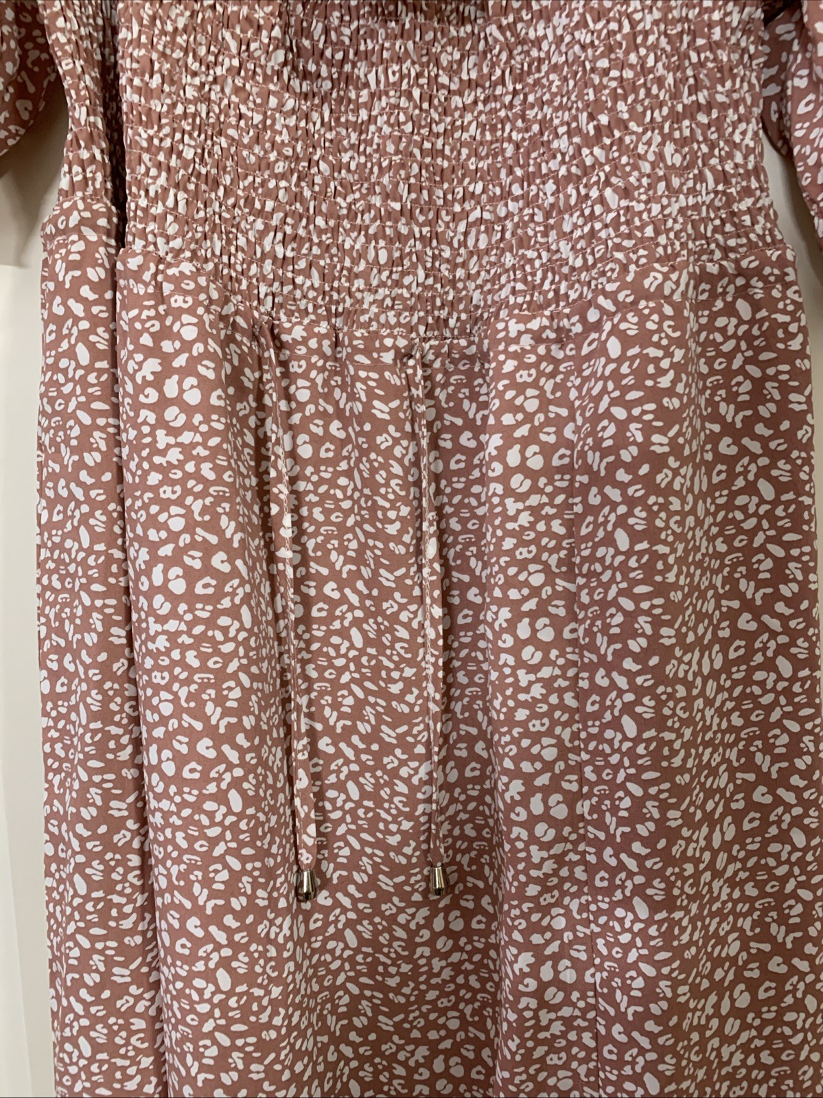 Plus Size Summer Dresses – Boho Casual Off Shoulder Floral Long Maxi Size M