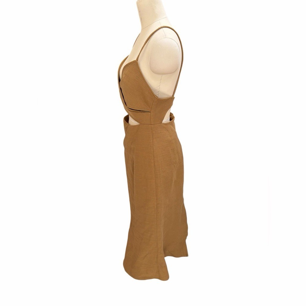 Significant Other FRANKIE MIDI DRESS – OLIVE size 6 cotton
