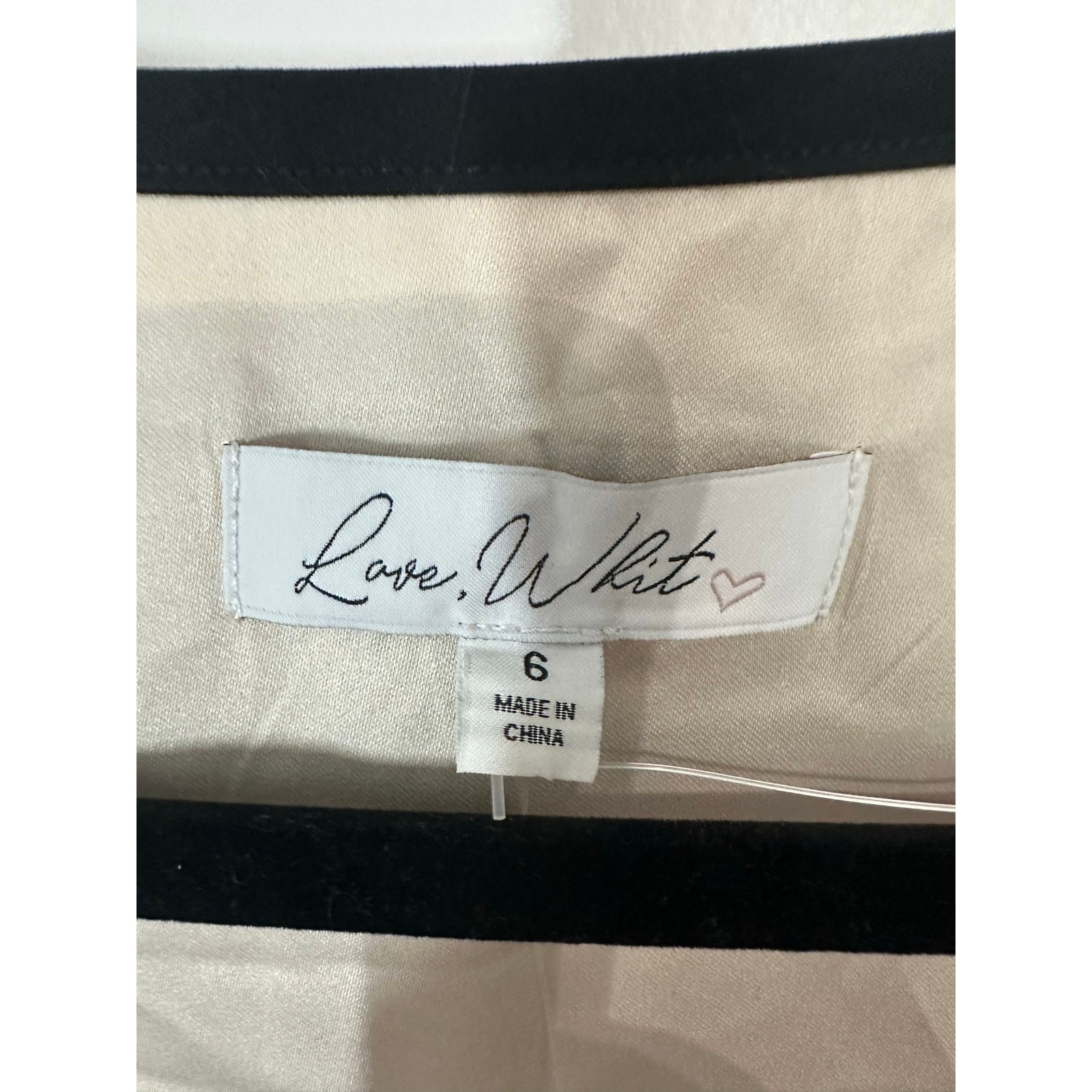 LOVE, WHIT by Whitney Port Suiting Dress Minimalist Sleeveless Old Money 6 NWT