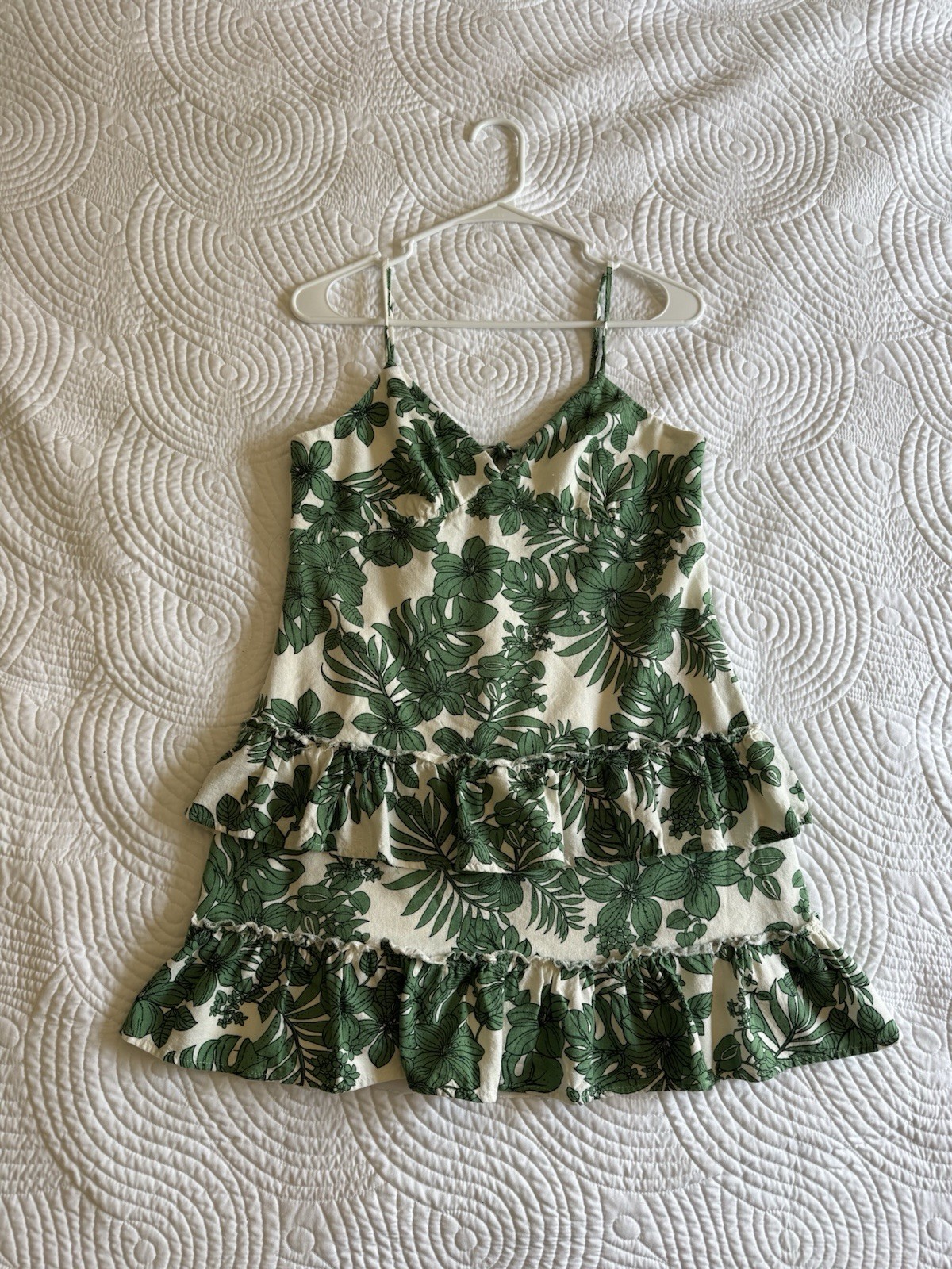 Lush Tropical City Studio Dress XL/8 Plants