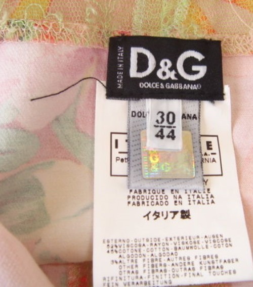 SALE! Vint. COLLECTORS! Gorgeous! DOLCE & GABBANA Dress size 42