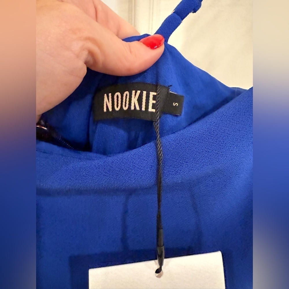NWT Nookie Tease Mini Dress in Royal