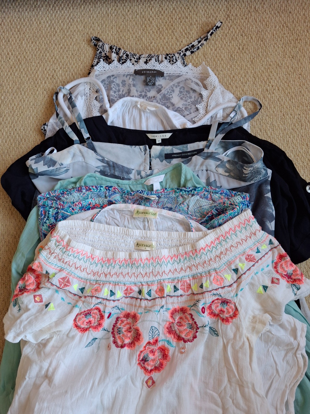 Bundle beach dresses & cover-ups x 9 All Fit UK12 / M Accessorize, Kew & others