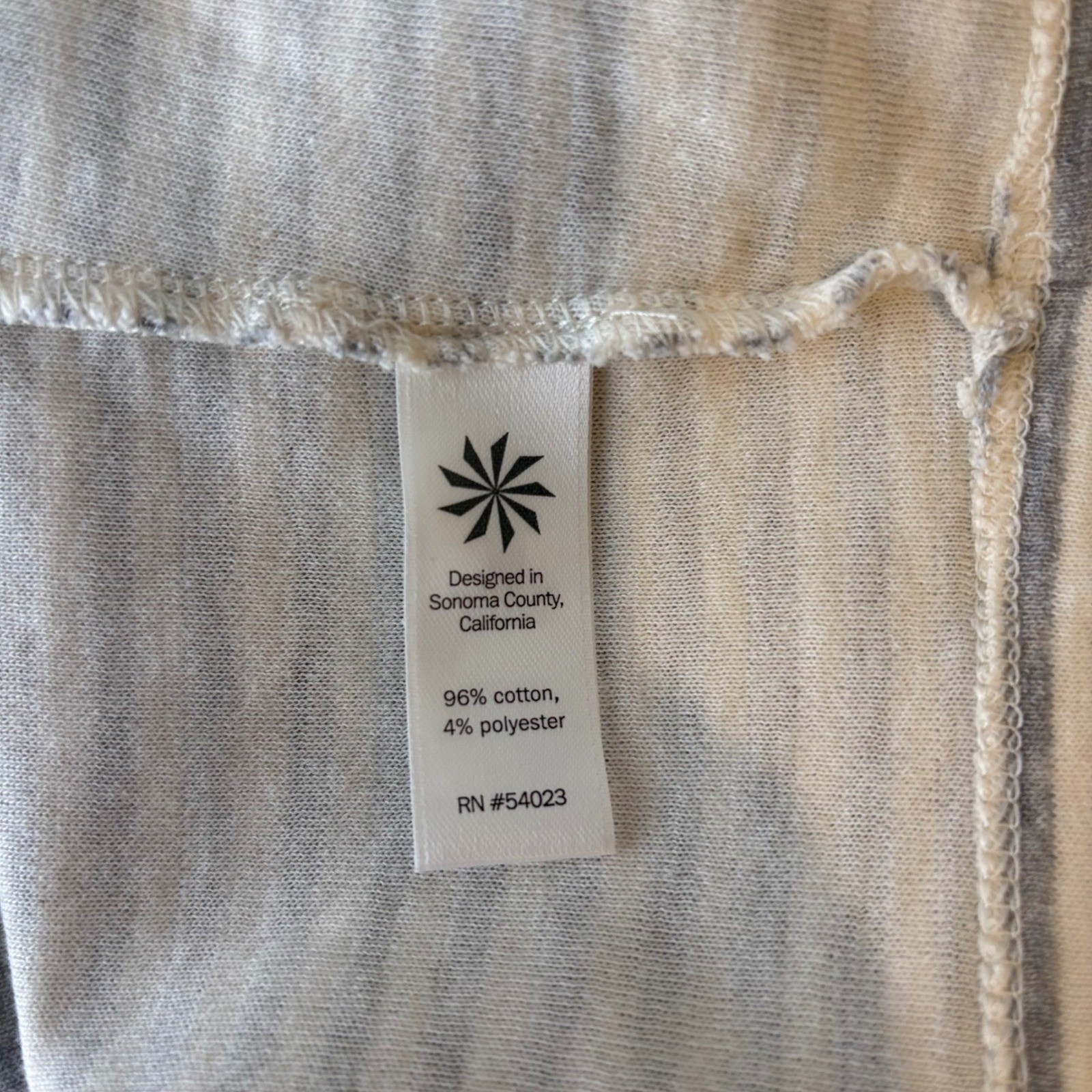 Athleta Womens Ease Up T-Shirt Mini Dress Size XS Grey White Stripe Pocket