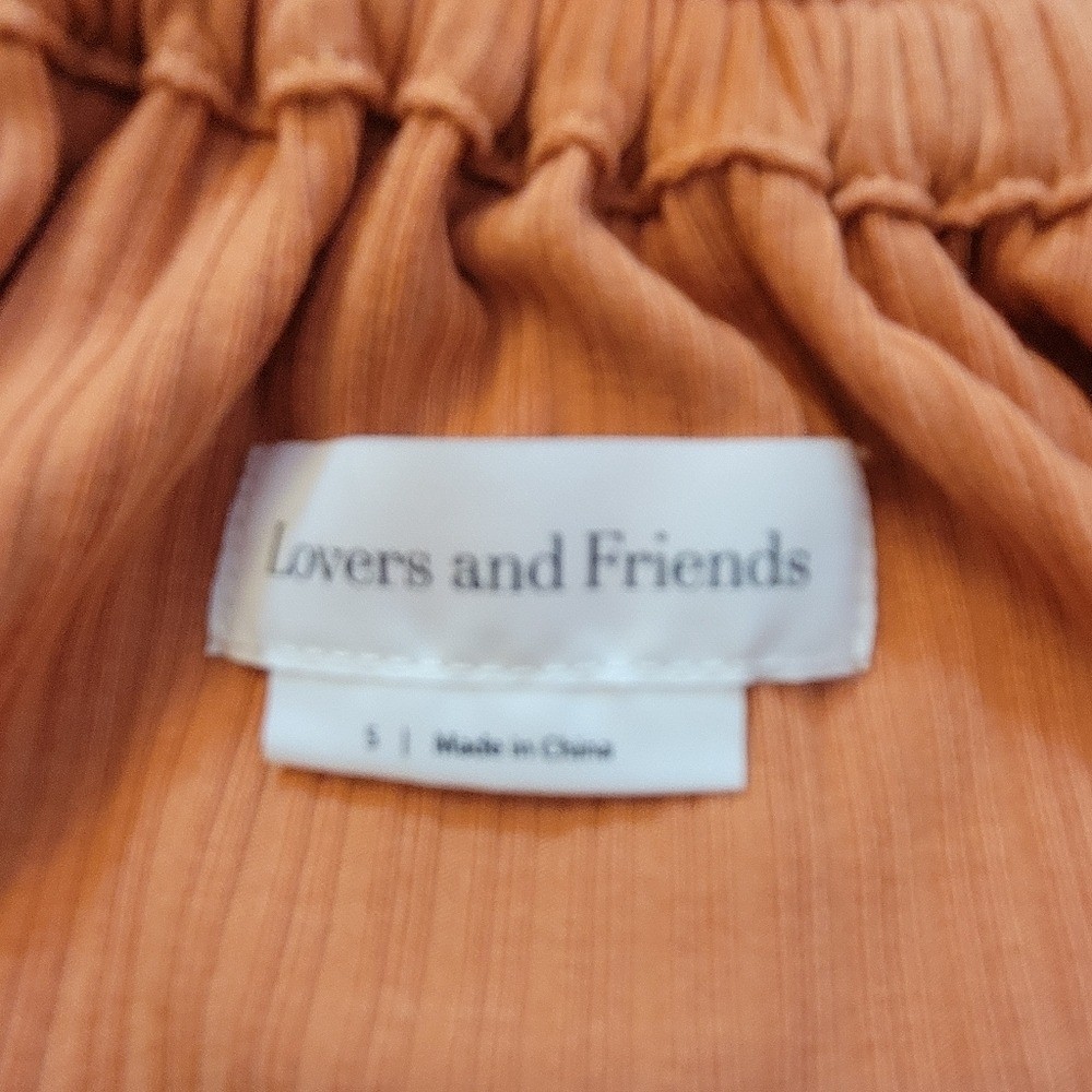 Lovers + Friends Giorgia Open Back Mini Dress Size Small