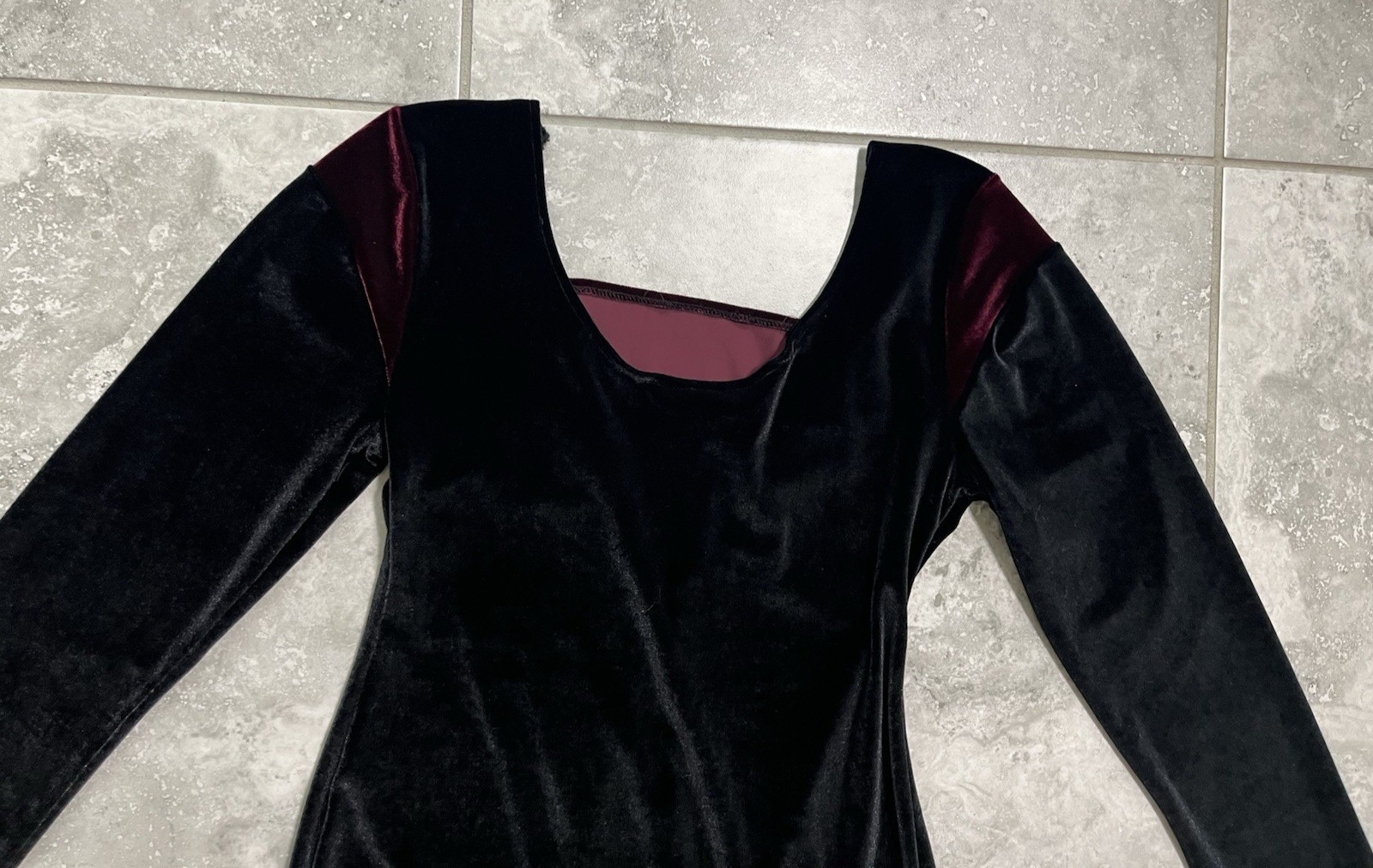 Cykxtees VTG 90S Goth Renaissance Medieval Vampire Velvet Dress Gown M L