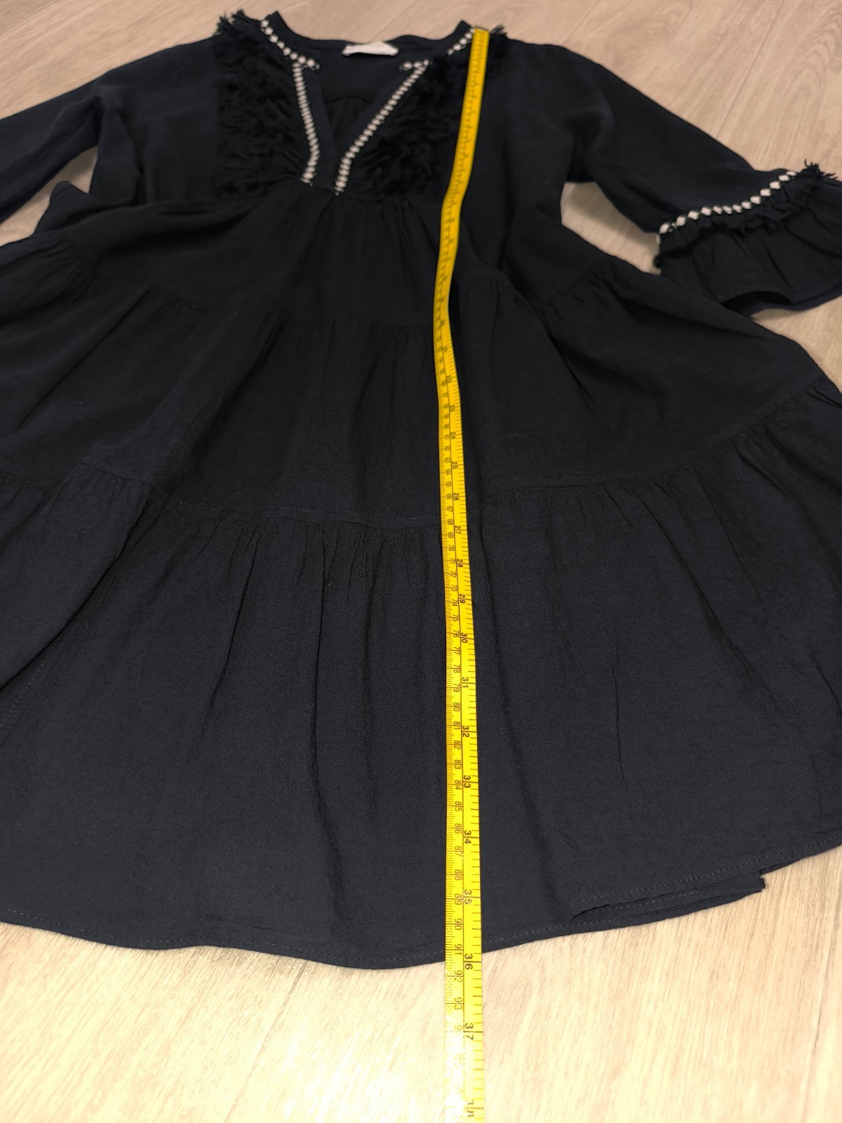 Anthropologie DEVOTION TWINS Efisto Embroidered Mini Dress M