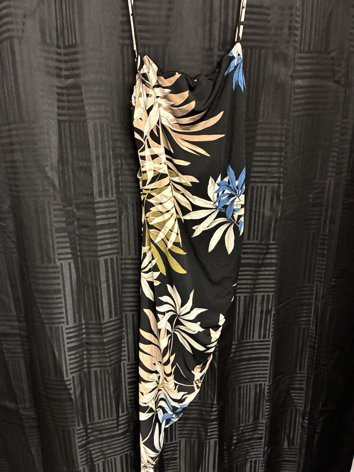 Tropical Floral Midi Dress