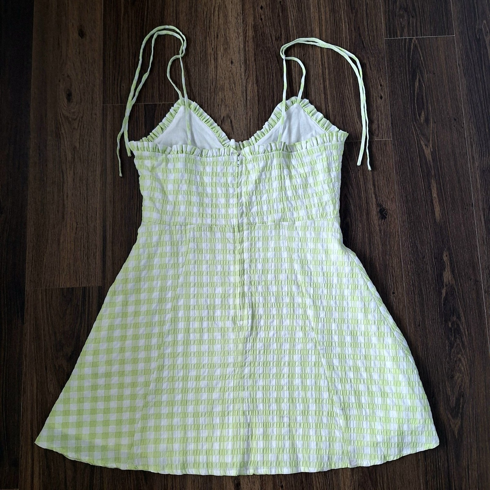 💙 GB Gingham Dress Size M/L Coquette Girl Romantic Girly