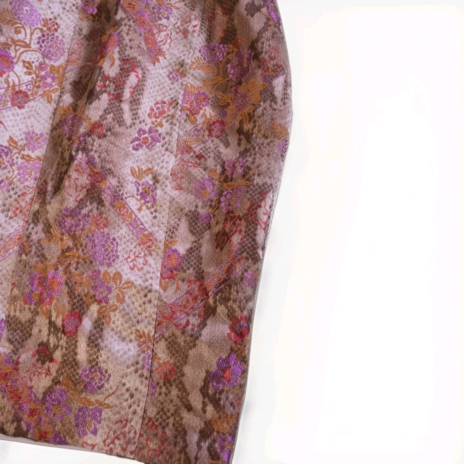 Vintage Lopez Knudsen Silk Fitted Cocktail Style Sleeveless Dress @ S/M SEE PICS