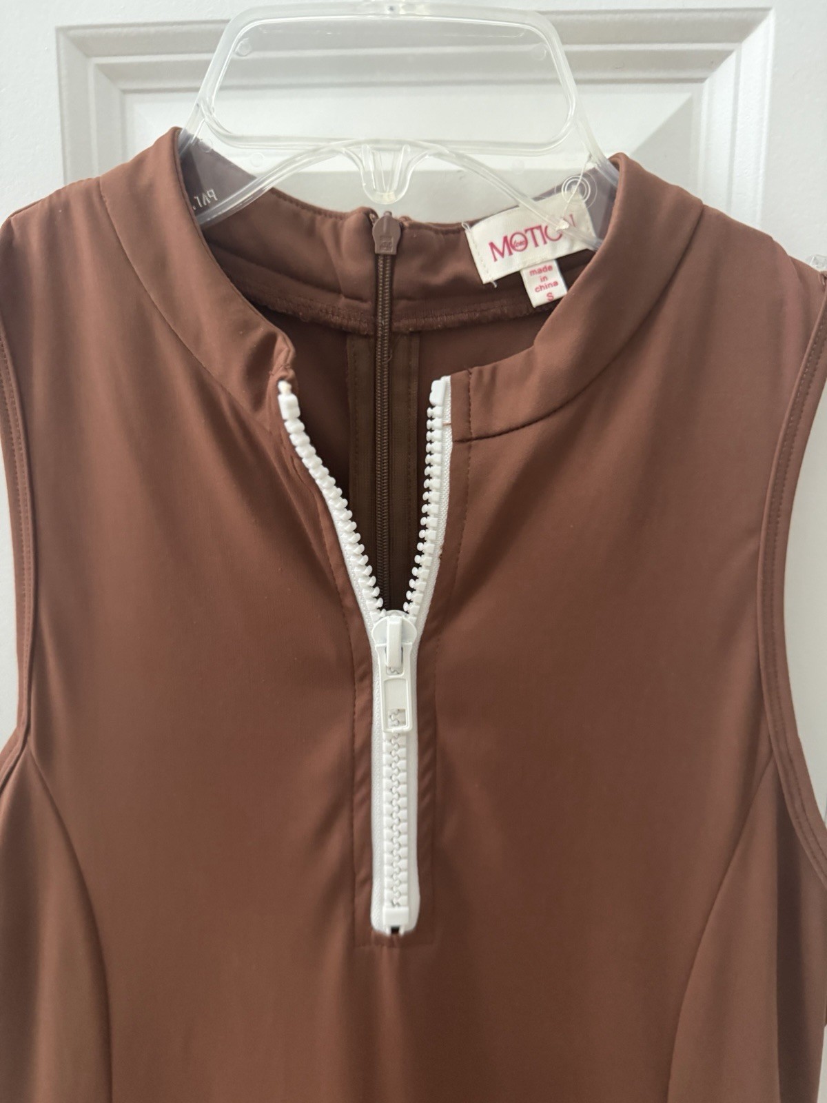 Women’s Performance Active Dress With Built-In Shorts Brown Size S