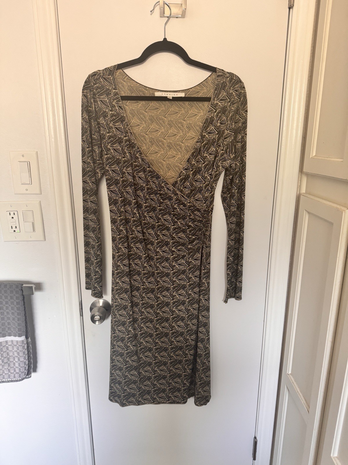 Studio M Faux Wrap Dress Medium