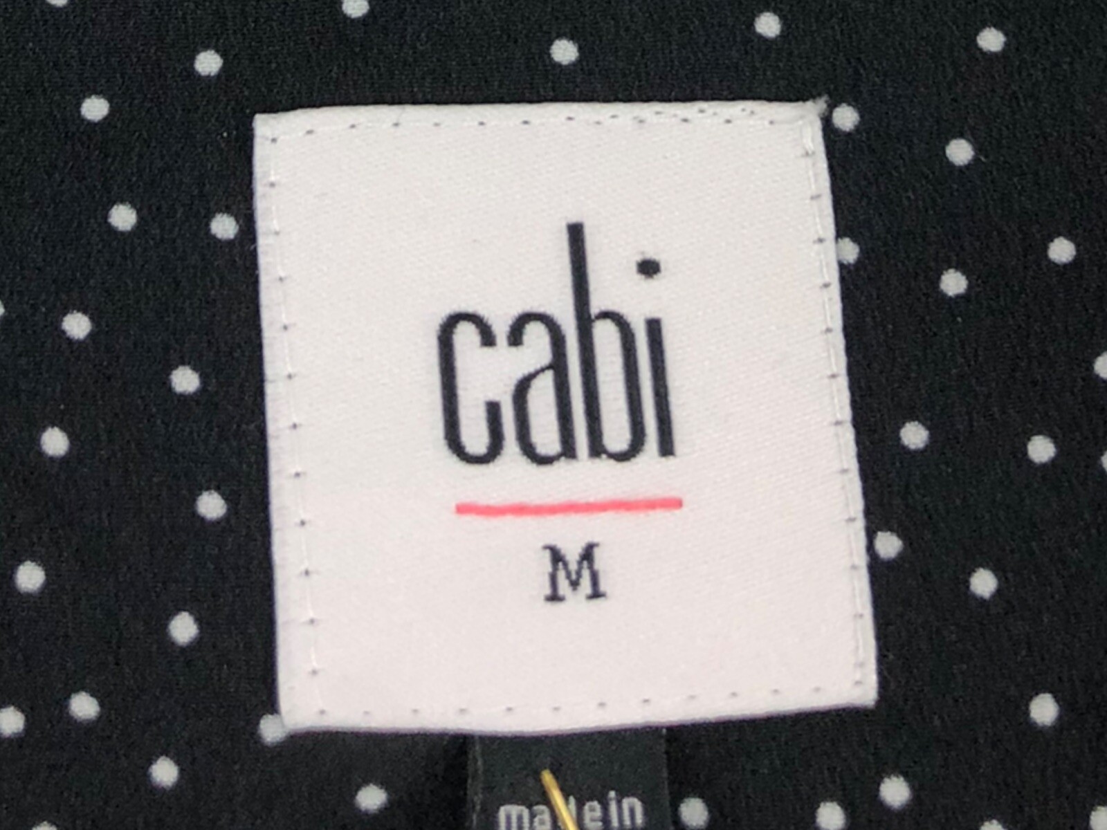 Cabi Womens Size Medium Untamed Dress 5576 Blue Black White 2019 NWT $129