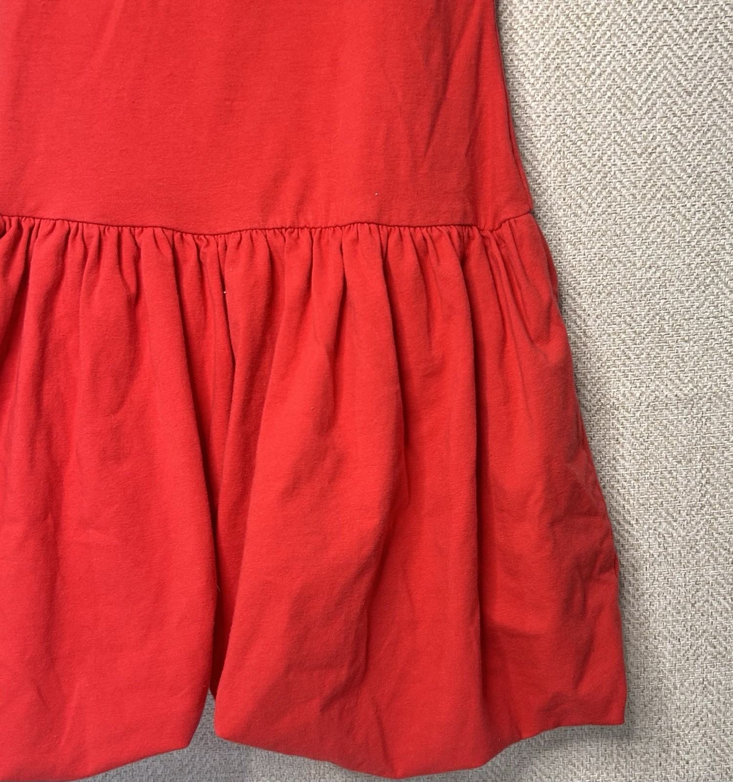 Arden B. Drop Waist Bubble Hem Sleeveless Mini Tank Dress Knit S