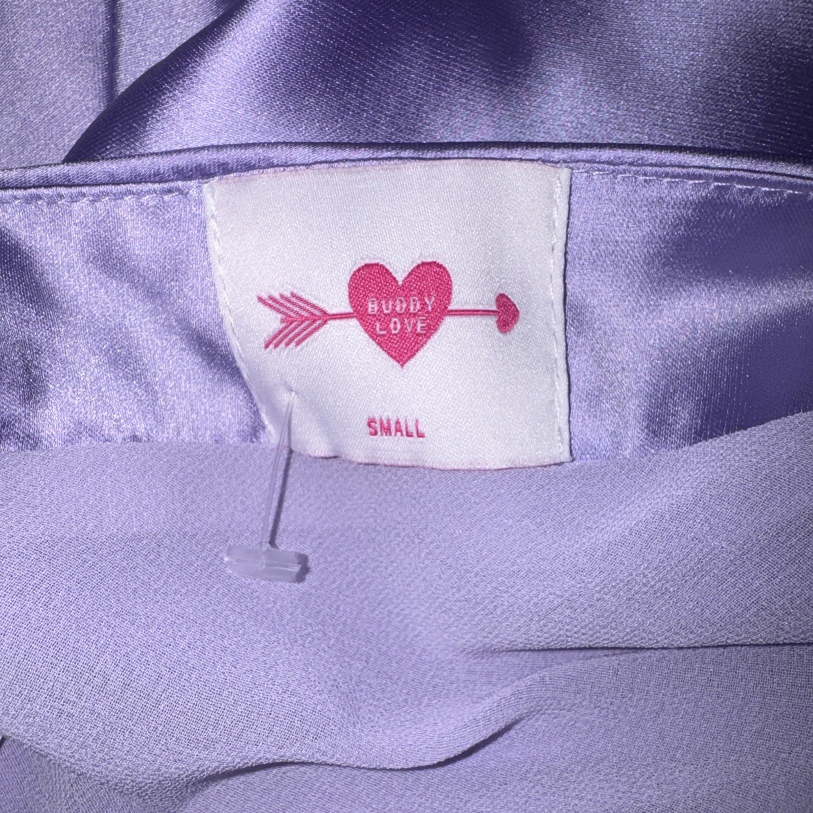 BuddyLove Celine Purple Mini Slip Dress Size S See Pictures For Bottom Back