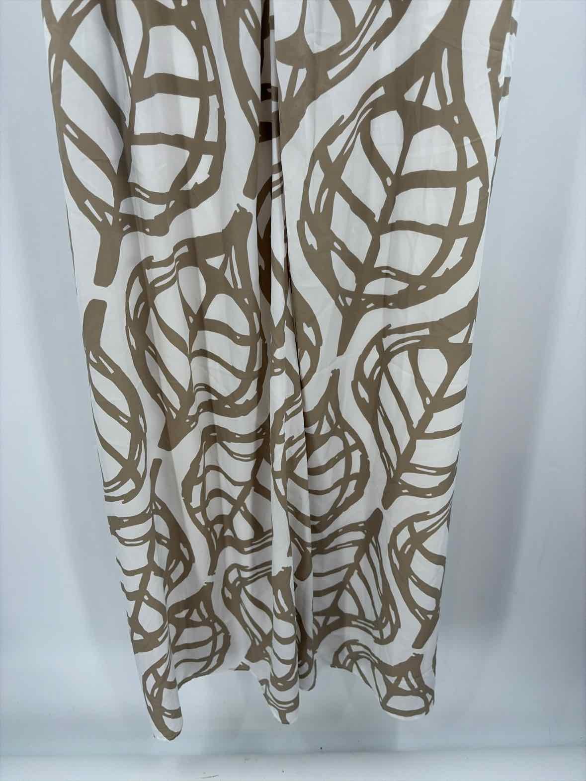 Pre-Owned Whit Two White Size Large Maxi Sleeveless Dress