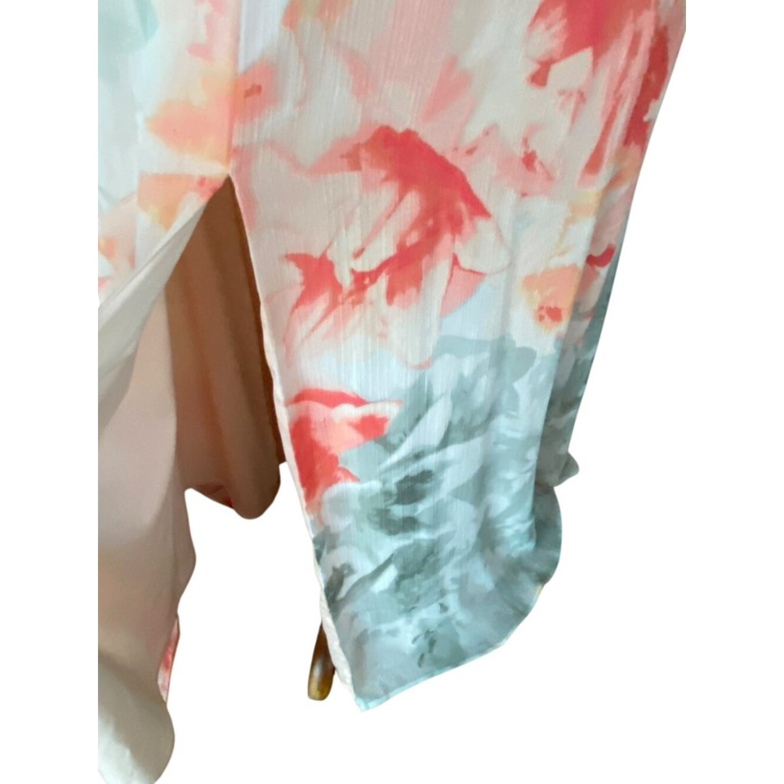 Vince Camuto Formal Dress 8 Gown Medium Maxi Dress Chiffon Wedding Guest Cruise