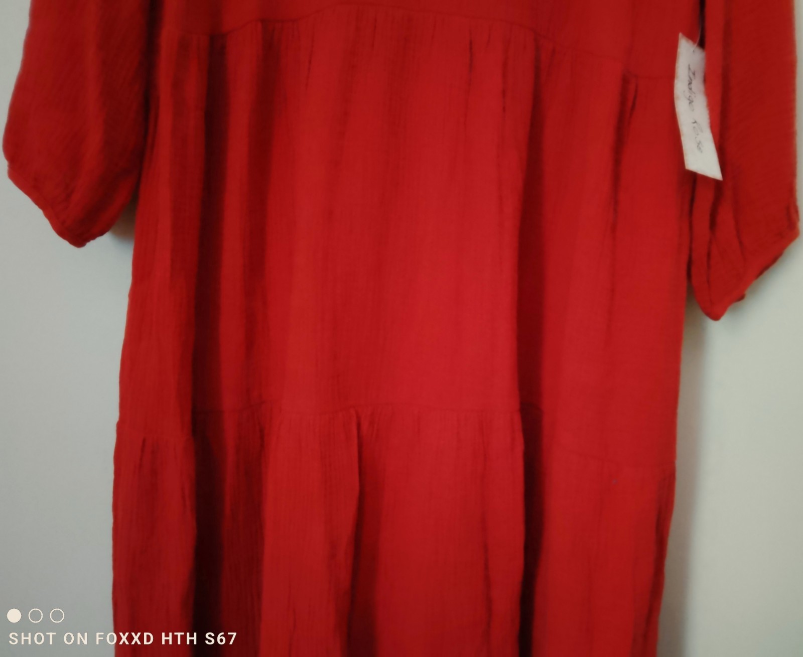 Indigo Rose 100% Cotton Gause Tiered Dress Size 3X Peasant Boho Cottagecore NWT!