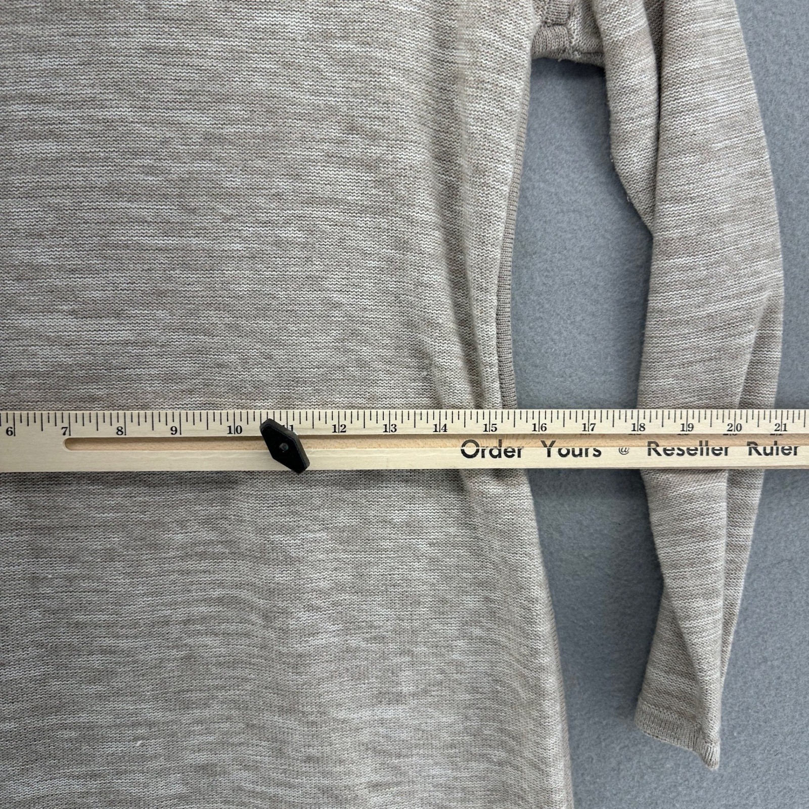 Athleta Retreat Oatmeal Marbled Heathered Sweater Dress SZ S Classic Preppy Prep