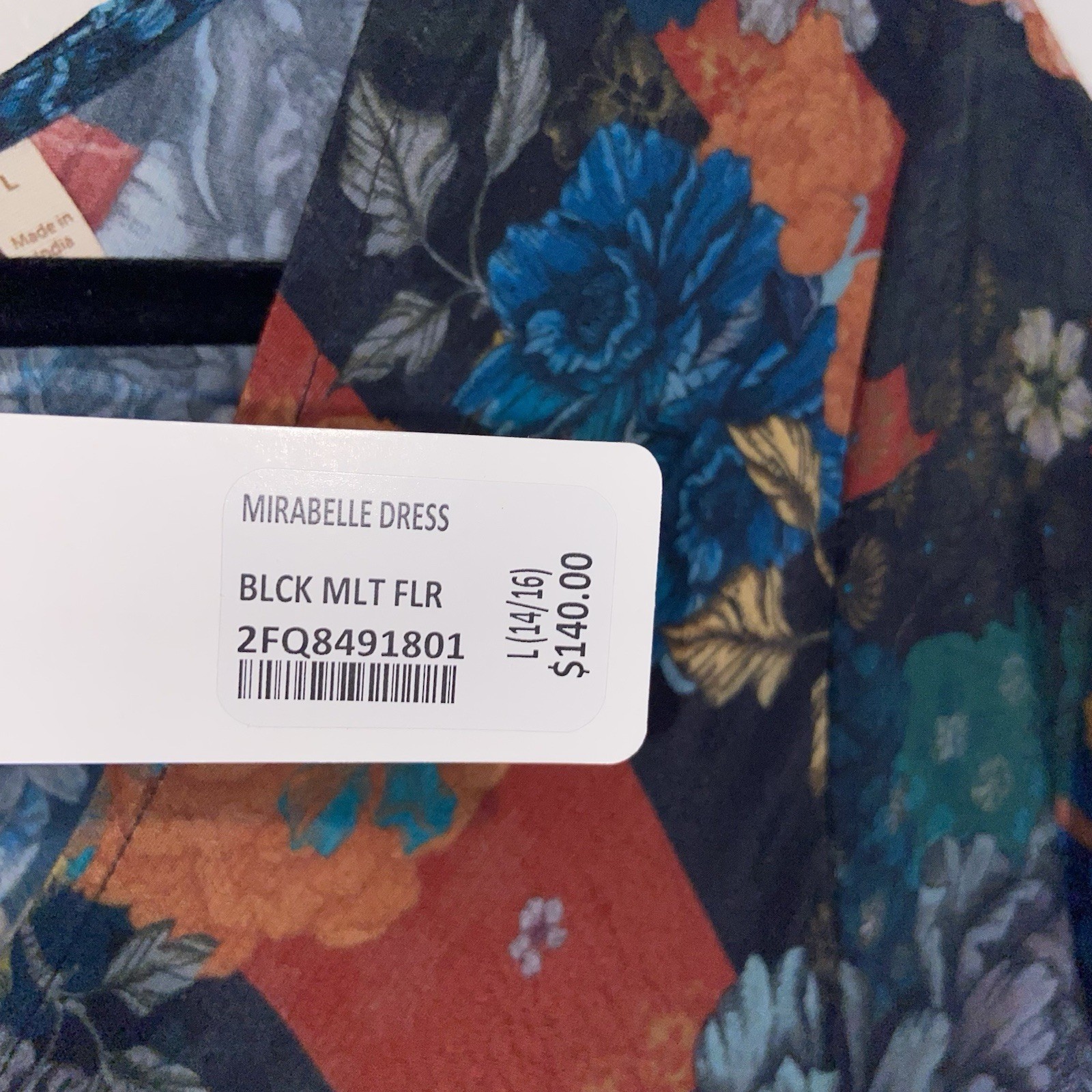 Soft Surroundings Dress Womens Large Tiered Patchwork Cottagecore Boho Mirabelle