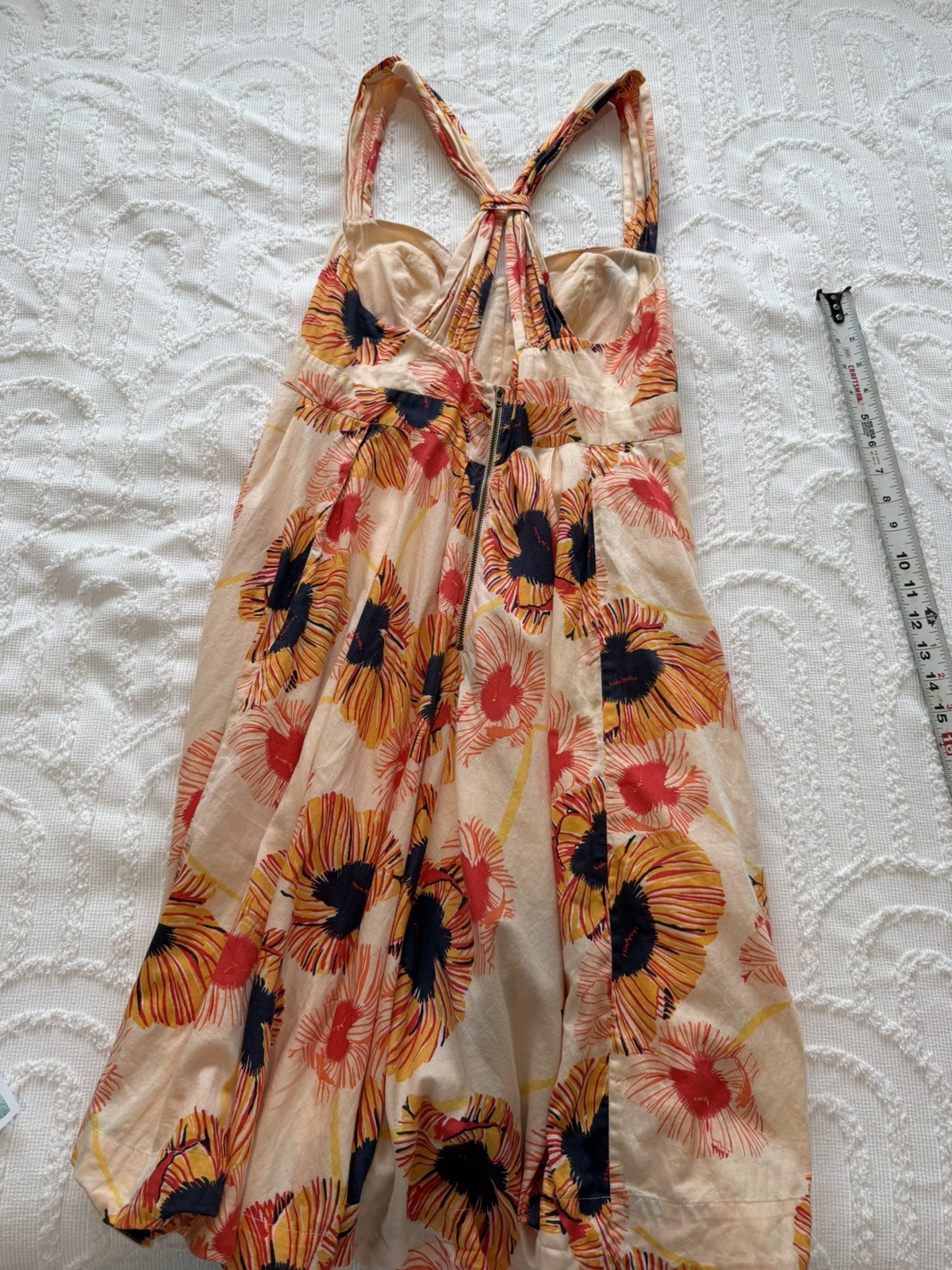 French Connection Floral Sundress Dress Size 8 NWOT Women’s