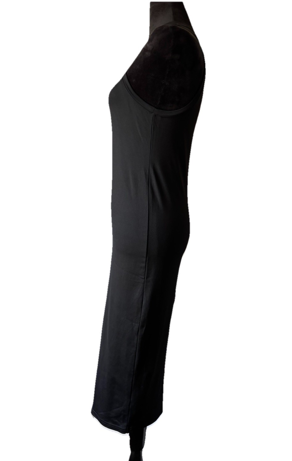 Leith Women Black Long Bodycon Sleeveless Tank Stretch Maxi Dress Small Athletic