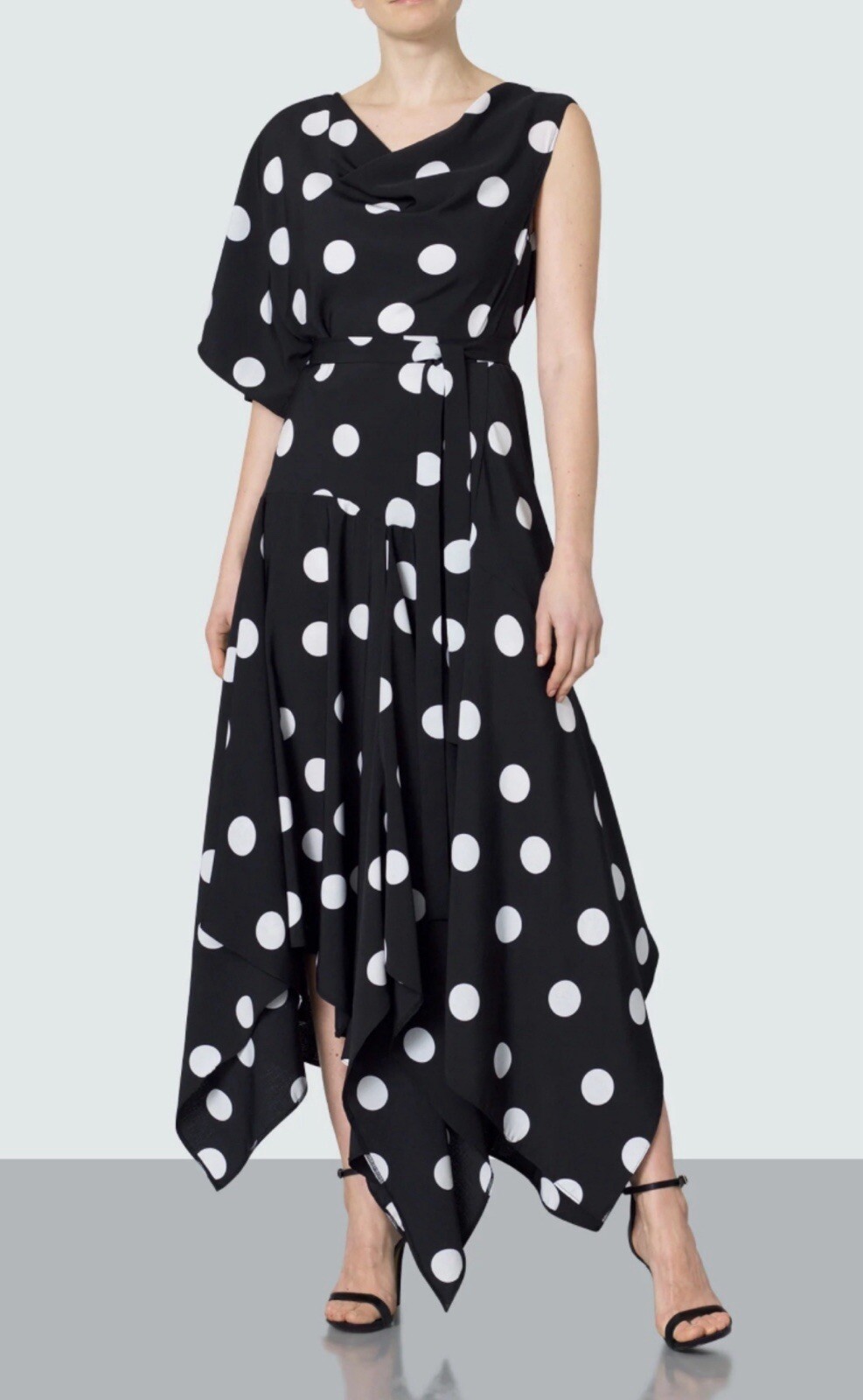 Black White Dress size 14 NWT wedding races garden party cruise