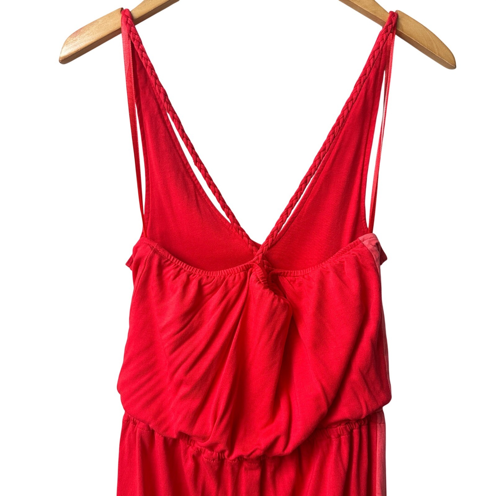 Mossimo Colorblock Maxi Dress Womens Size MED Braided Straps