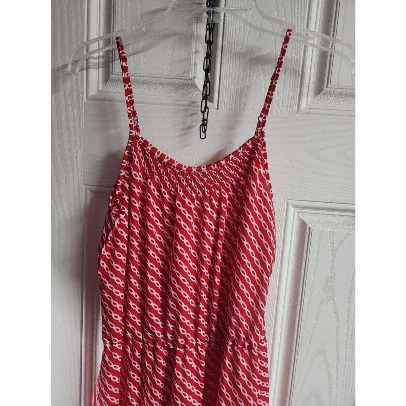 GAP Women’s Red Stripe Dress Medium Casual Spring Summer