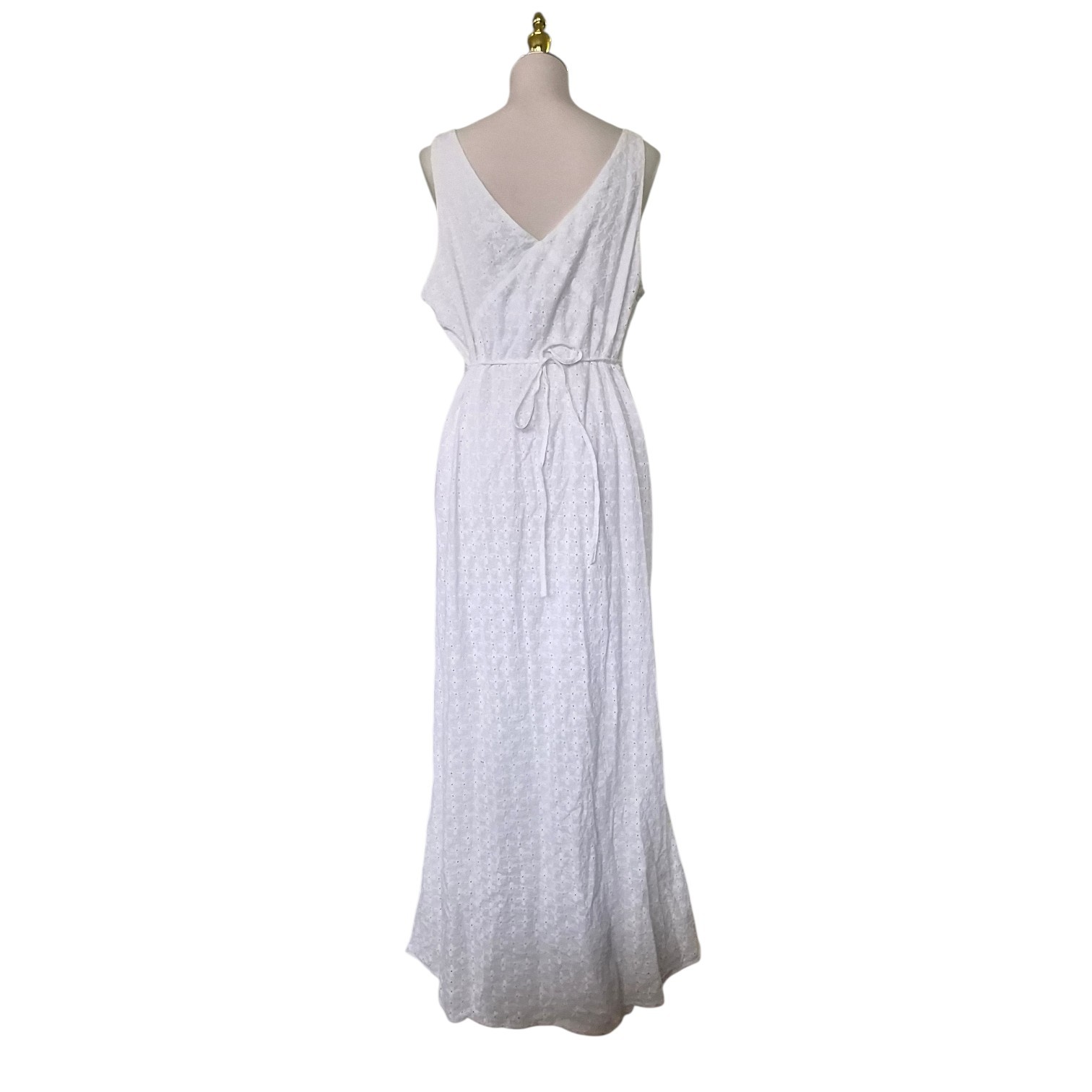 Princess Polly Nellie Anglaise Maxi Dress Blue Size US 12 New